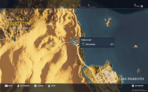 assassin's creed origins vulture lair.